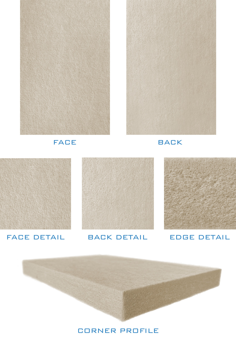 PolySorb Dark Beige - PolySorb Polyester Acoustic Panels