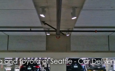 Honda and Toyota of Seattle Ceiling PolySorb Polyester Acoustic Panels