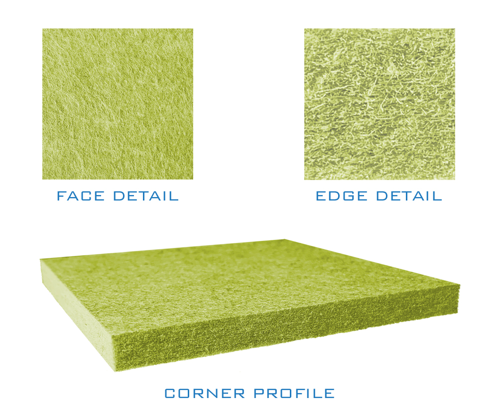 PS-21 Apple Green - PolySorb Polyester Acoustic Panels